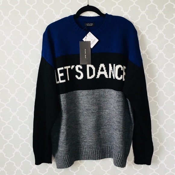 Zara Let’s Dance Let’s Move Sweater - Picture 1 of 6